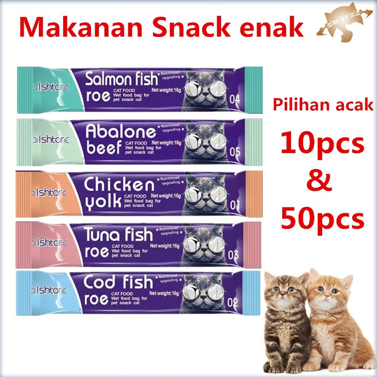 Terkini Grosir 1pcs5pcs Camilan Kucing Creamy Treats Kucing Snack Kucing