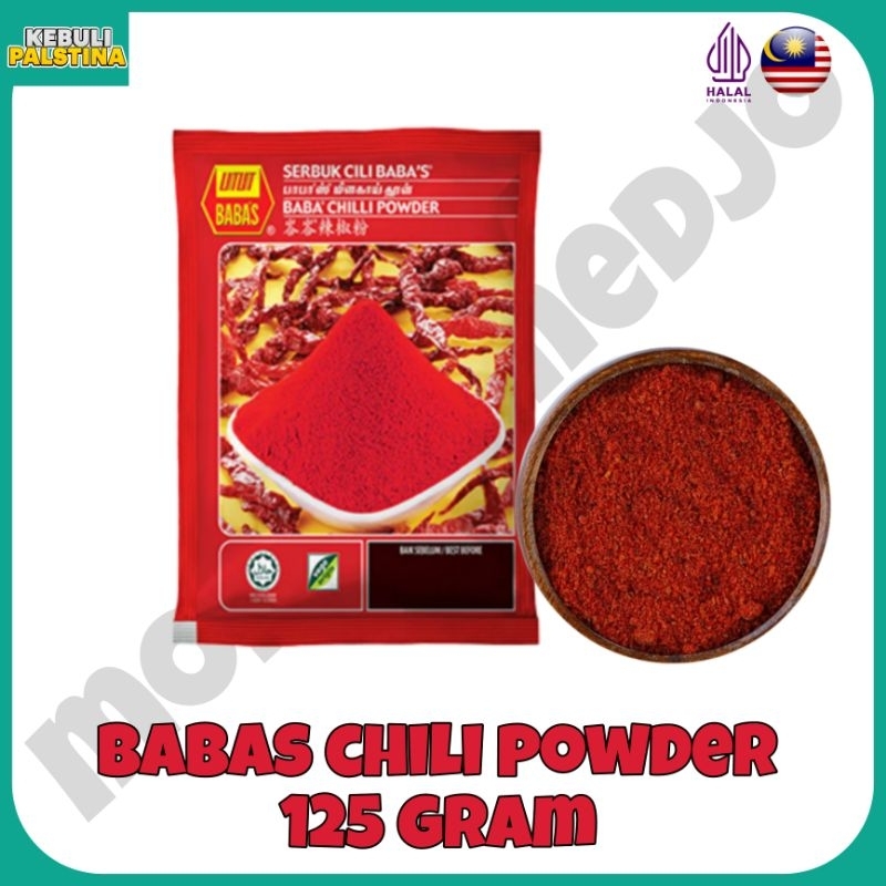 

BABAS CHILI POWDER 125gr asli Dari malaysia