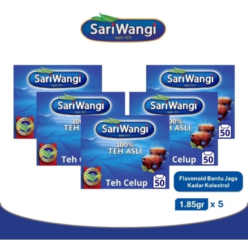 

SARIWANGI Teh Isi 50 / 30 / 25 Dpt 5 /3 /2 Pack