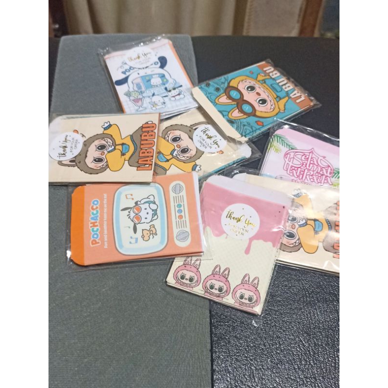 

[ Isi 5 ] - Amplop Lebaran Mini Motif Kartun Animasi