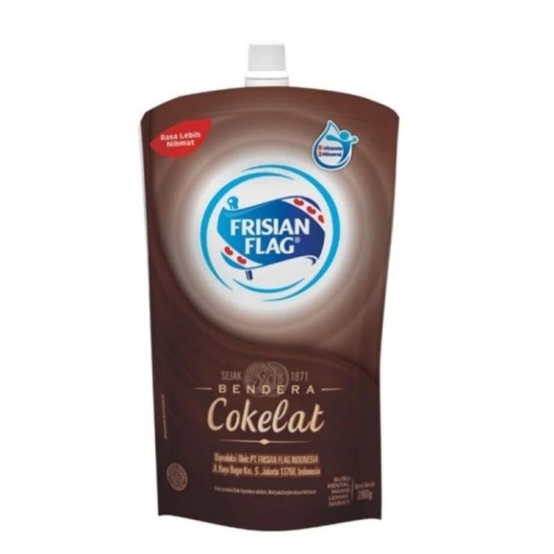 

Susu Kental Manis Frisian Flag Rasa Coklat Pouch 280 Gram