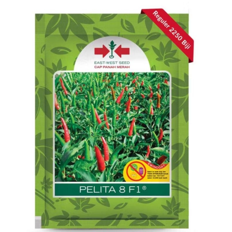 Benih Cabe Pelita 8 F1 Isi : 2250 butir by Cap Panah Merah - Benih Cabe Rawit Pelita 8 F1 Isi 2250 B