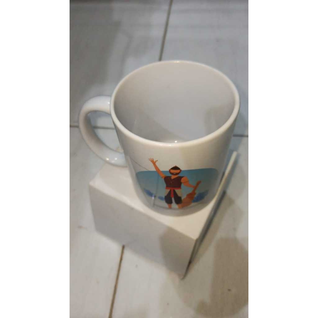 Mug Keramik 11oz / Bahan Mug custom SNI Coating / Mug Coating Lokal Bukan Mug Import