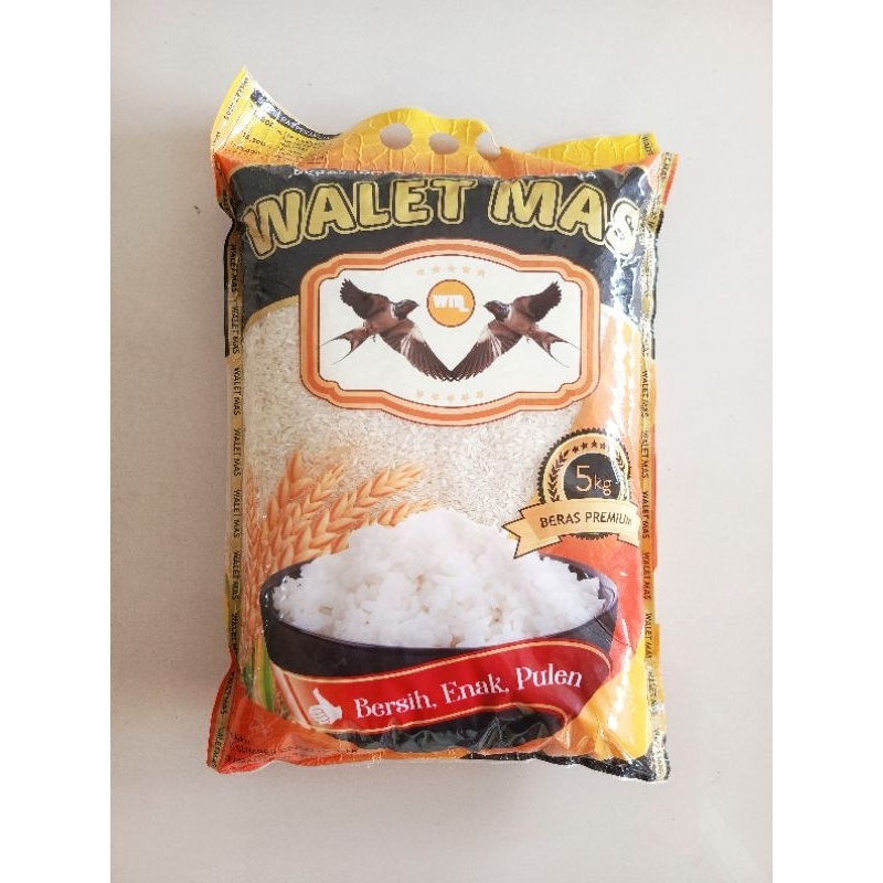 

Beras Premium Pulen Walet Mas 5kg