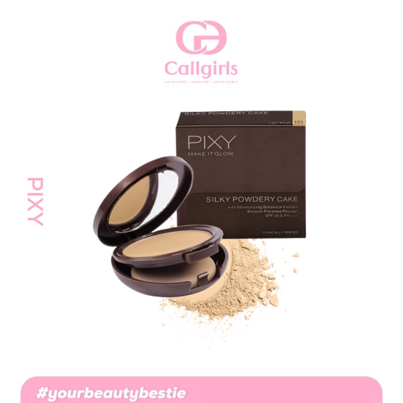 CG Pixy Silky Powder Cake Make It Glow