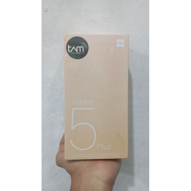 "BACA DENGAN SEKSAMA" Box Redmi 5 Plus| 3GB/32GB | Warna Black/Hitam | (SECOND) (HANYA BOX TANPA HP)