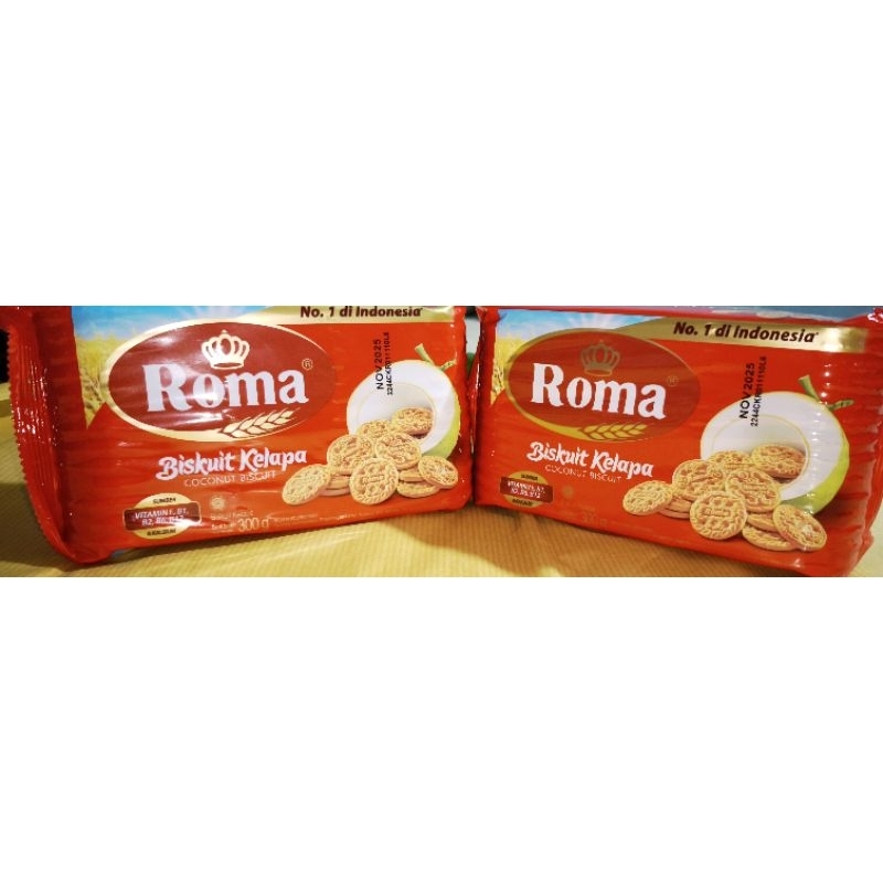 

ROMA Kelapa biskuit berat 300g