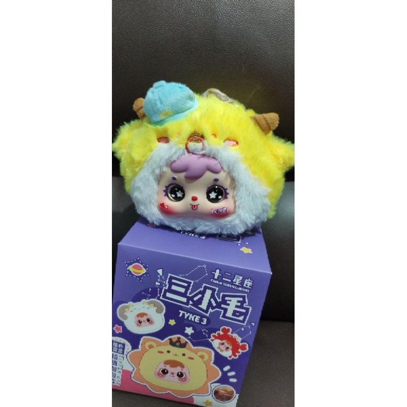Samuel Tyke 3 blind box Samuel tyke 3 zodiak Taurus ada zipper dan ganci