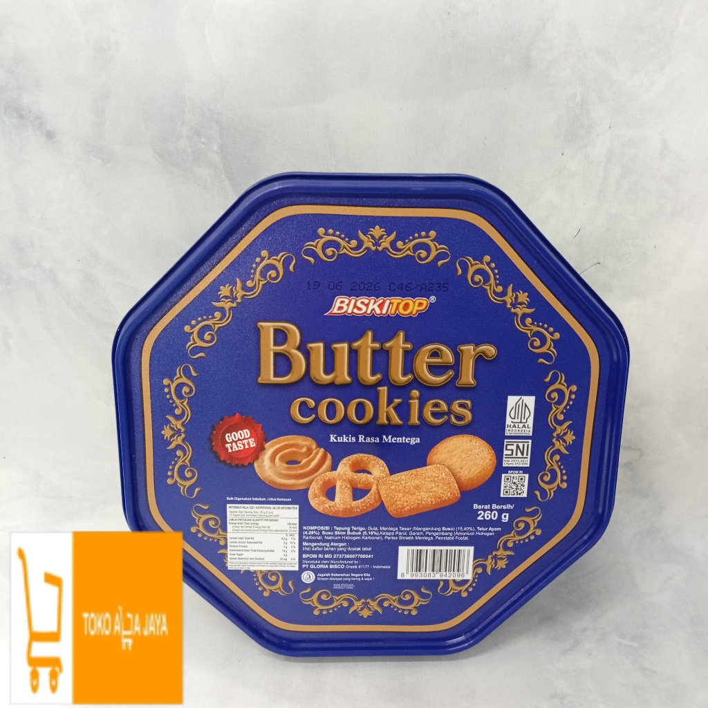 

BISKITOP BUTTER COOKIES 260gr