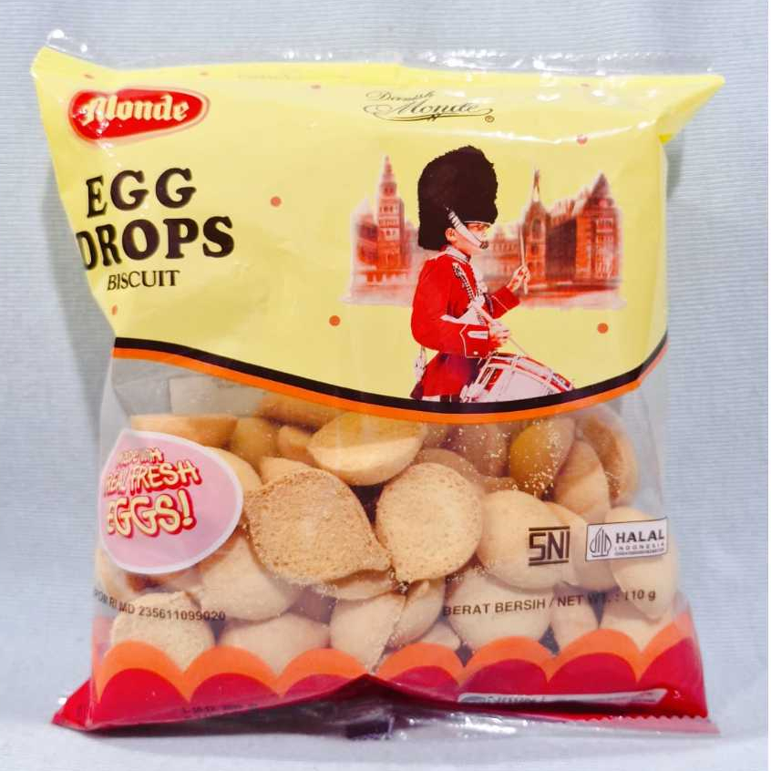 

Monde Egg Drops Biscuit (110 gr)