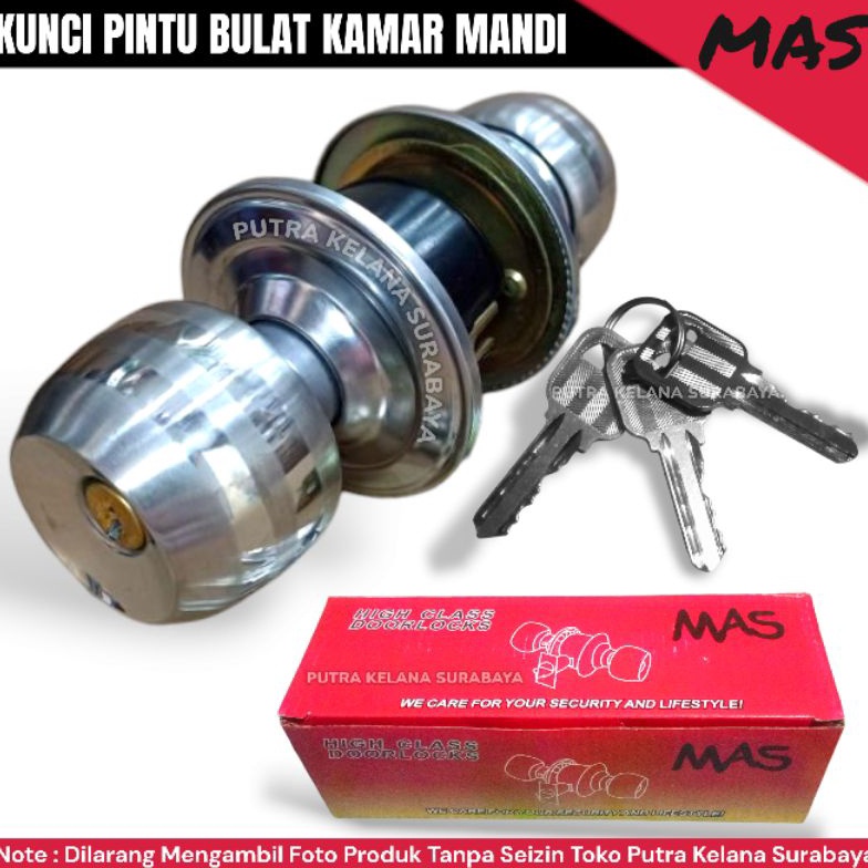 Produk Terbatas Kunci Bulat Mas  Kunci Pintu Bulat Kamar Mandi  Slot Pintu Bulat WC