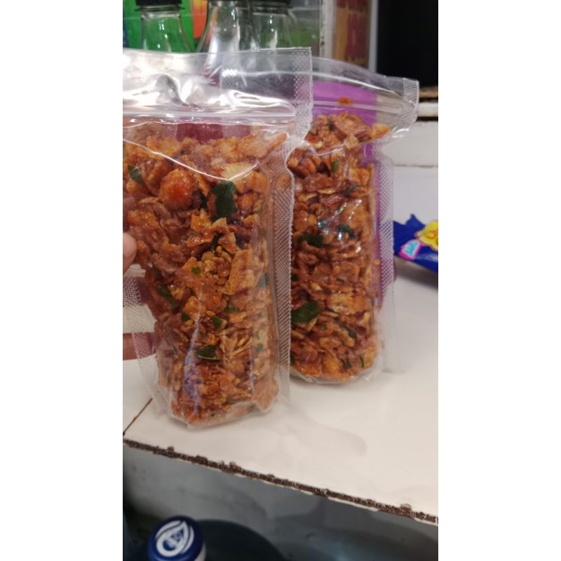 

Keripik emping Pedas Manis isi 100gr