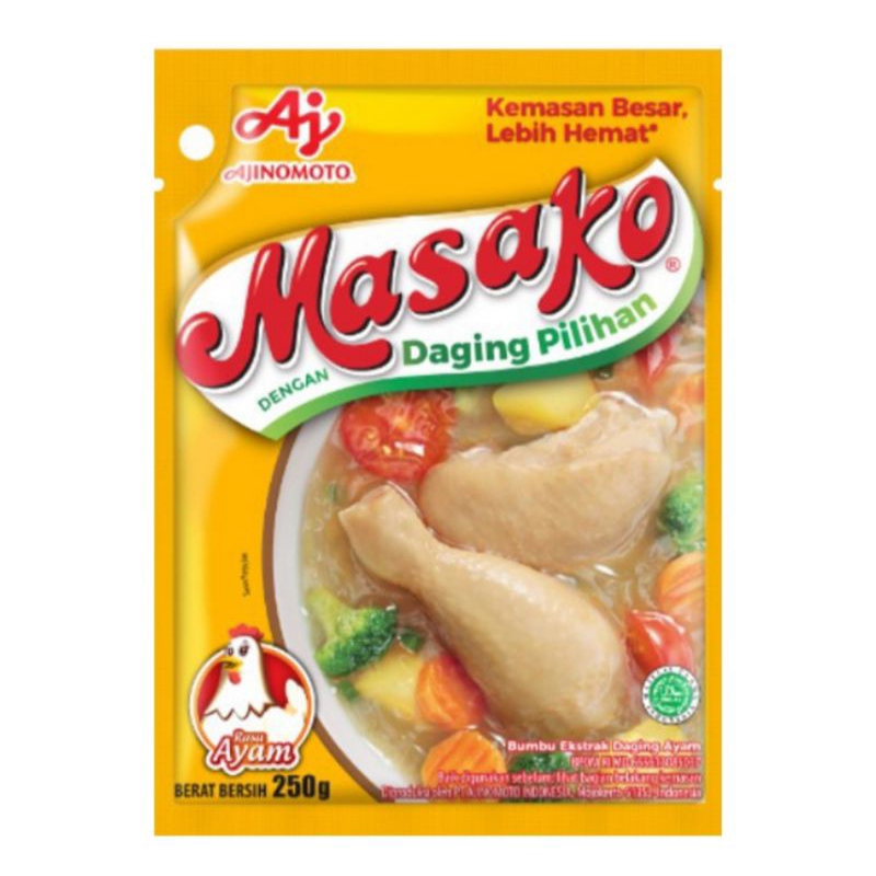 

Masako Bumbu Kaldu Penyedap Rasa Ayam 250 g