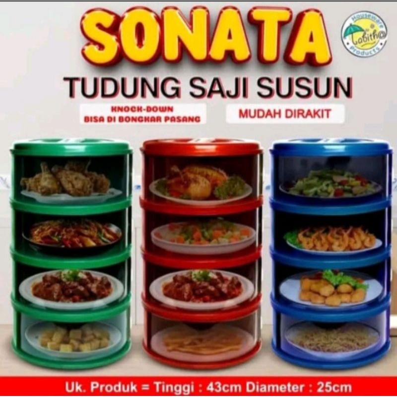 # PROMO tudung saji 4 susun sonata tudung saji Tabitha