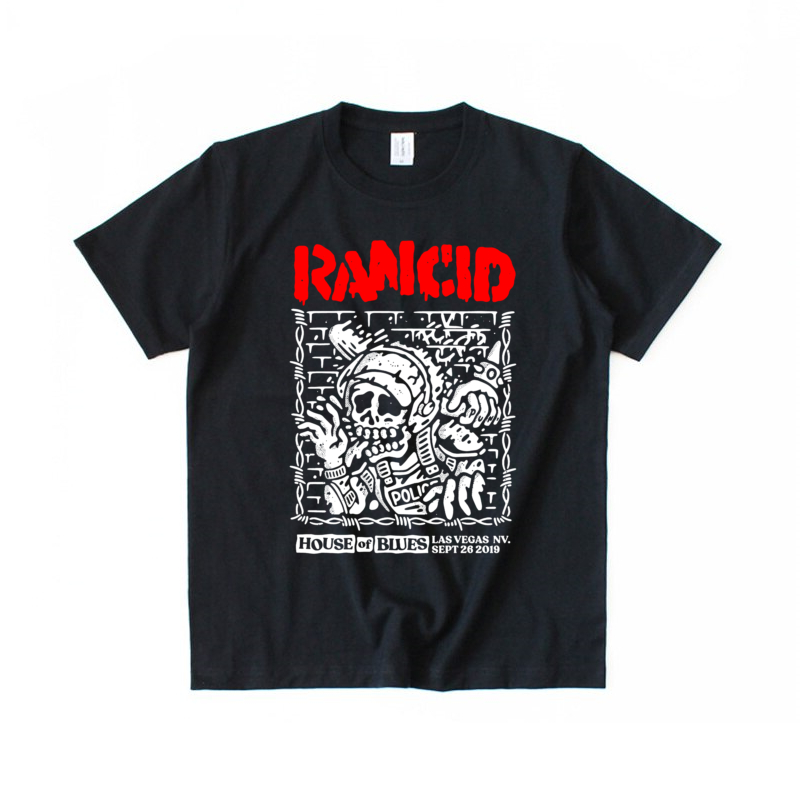 RANCID HOUSE OF BLUES TSHIRT COTTON 24S