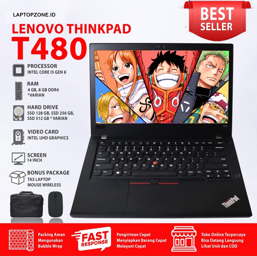 Lenovo Thinkpad T480 Murah Kualitas Mewah Laptop Second Paling Laris