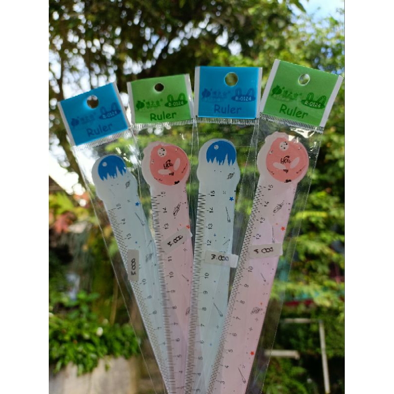

Penggaris Karakter | Ruller Lucu Anak Panjang 15cm | Cocok untuk anak anak Harga per 2 pcs/biji