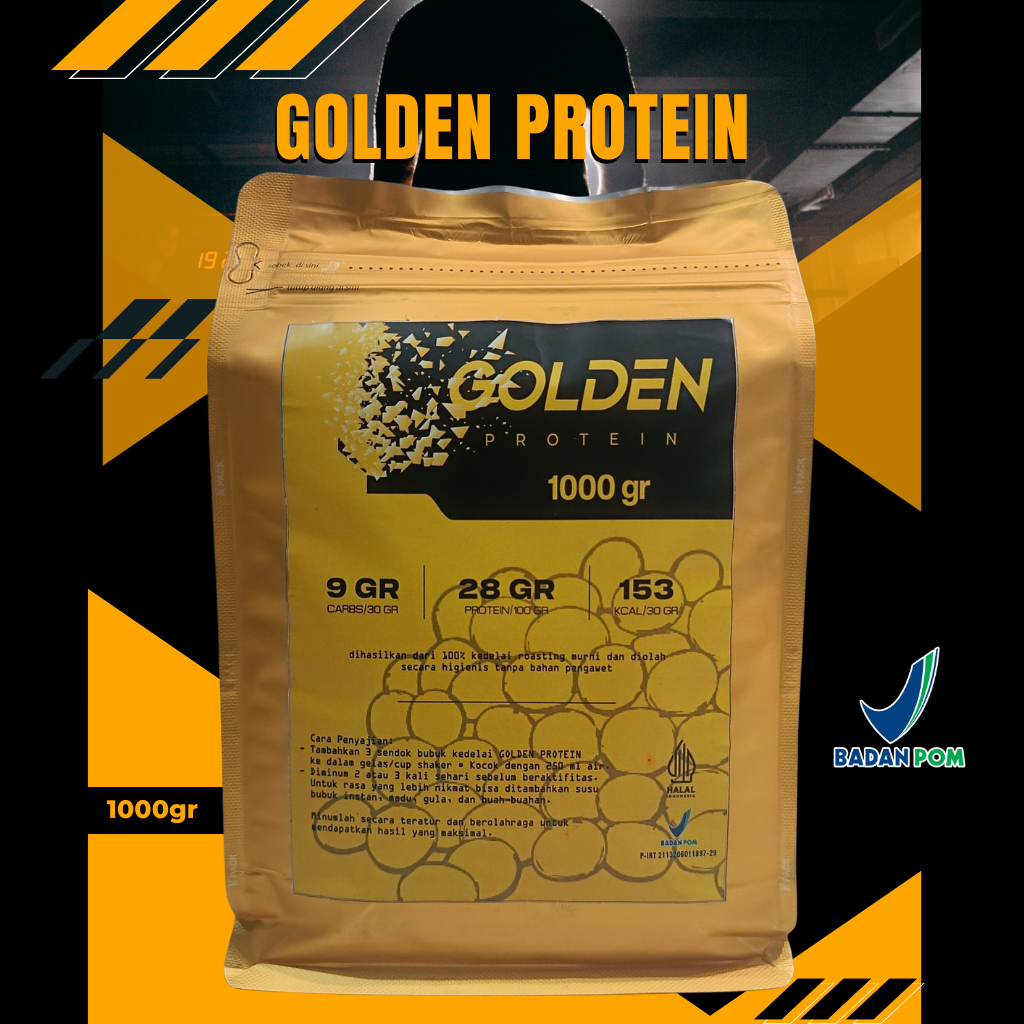 

protein bubuk kedelai golden protein kacang kedelai pilihan 1kg kaya akan protein