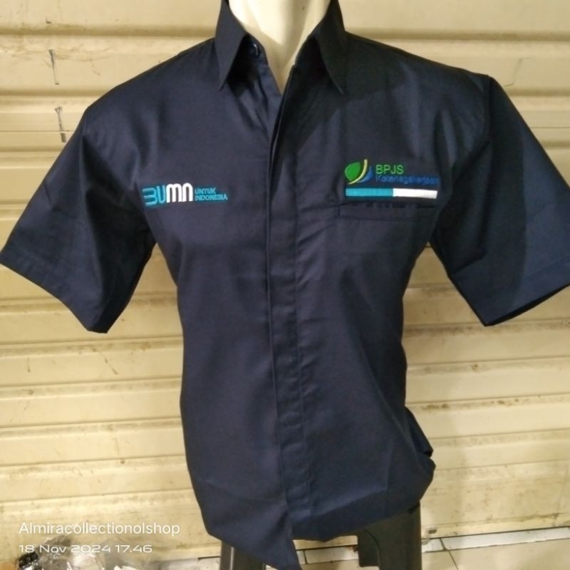 kemeja BPJS ketenagakerjaan seragam kerja BPJS baju BPJS ketenagakerjaan