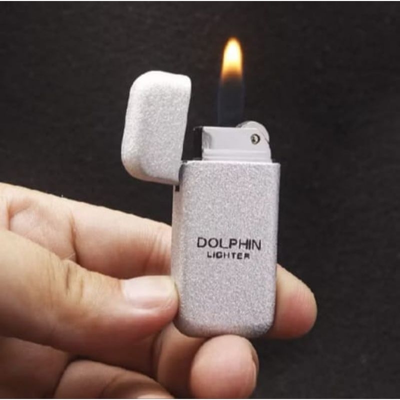 Mancis Korek Api LiLIn Dolphin Mini Slim, Korek Api Keren bisa Diisi Ulang.