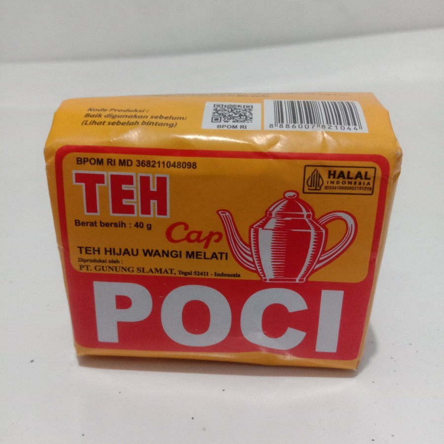 

Teh Tubruk 40gr/80gr Teh Cap Poci/ Teh Hijau Melati Teh Wangi Istimewa