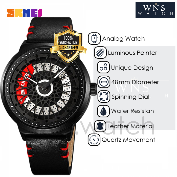 [LIMITED] Jam Tangan Analog Pria Original Sporty Unique Creative Luminous Wristwatch Model Kaliper C