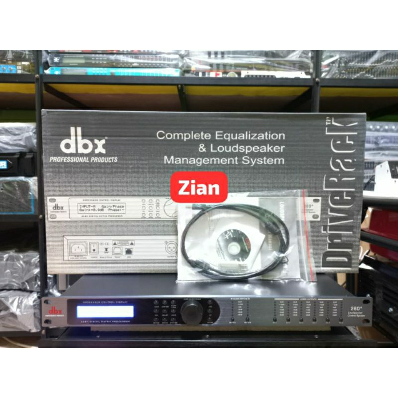 DBX Complete Equalization & Loudspeaker Management System DBX 260 + plus grade A