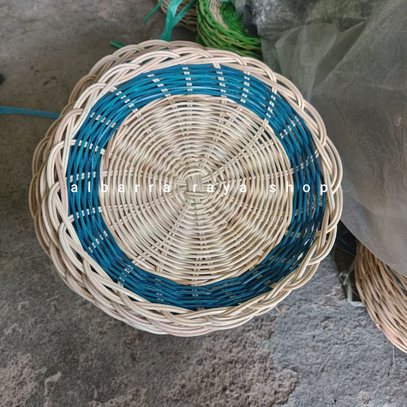 COD Bayar Di Tempat.. Piring Rotan Asli murah / Piring Anyaman Rotan Murah Langsung Dari Pengrajin