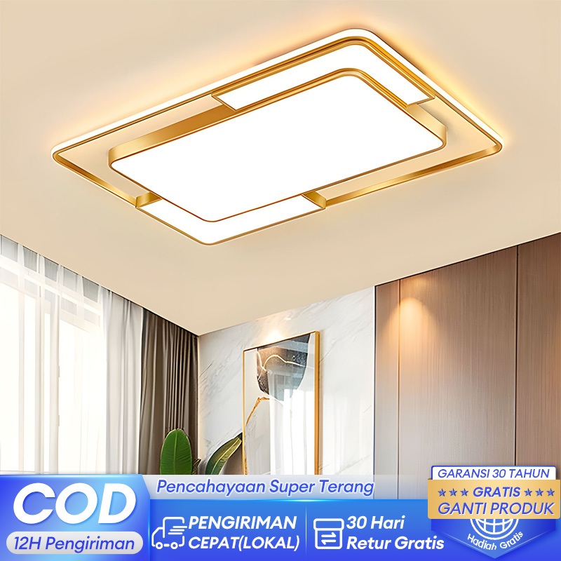 Lampu Plafon LED 3 Warna lampu plafon minimalis Ceiling Lamp Modern Minimalis Lampu Rumah Ruang Untu