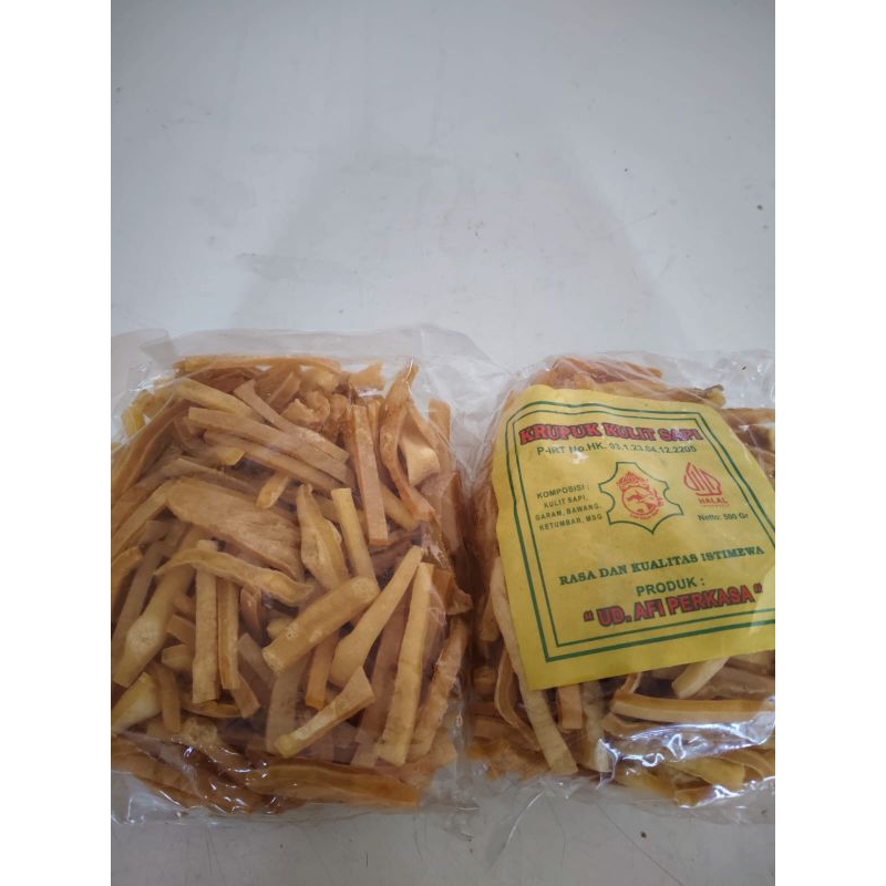 

krupuk kulit rambak kemas 500gram