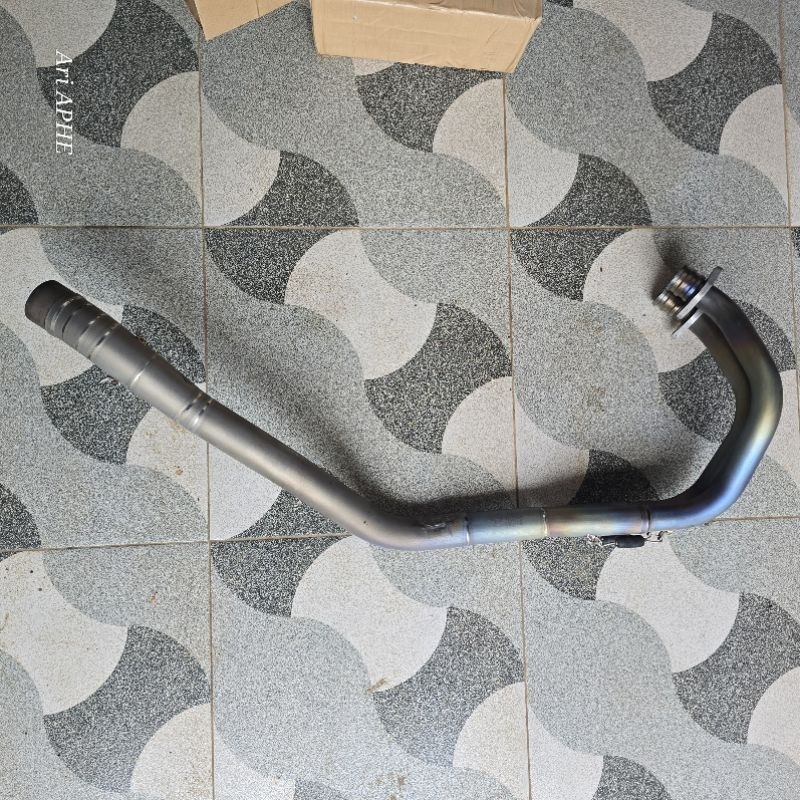 header pipa leher knalpot R9 TITANIUM original CBR250RR cbr 250 rr
