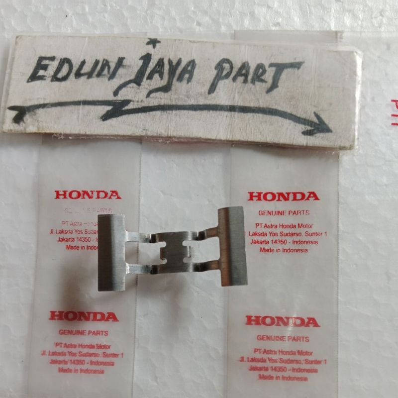 plat tahanan dispat kampas rem depan honda vario 125 150 160 genio tokico