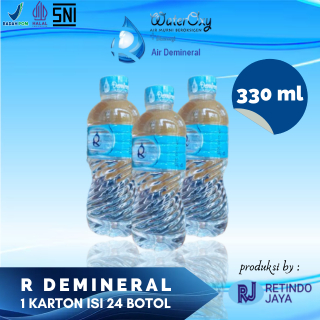 

RJ - R DEMINERAL BOTOL 330 ML - 1 DUS ISI 24 BOTOL