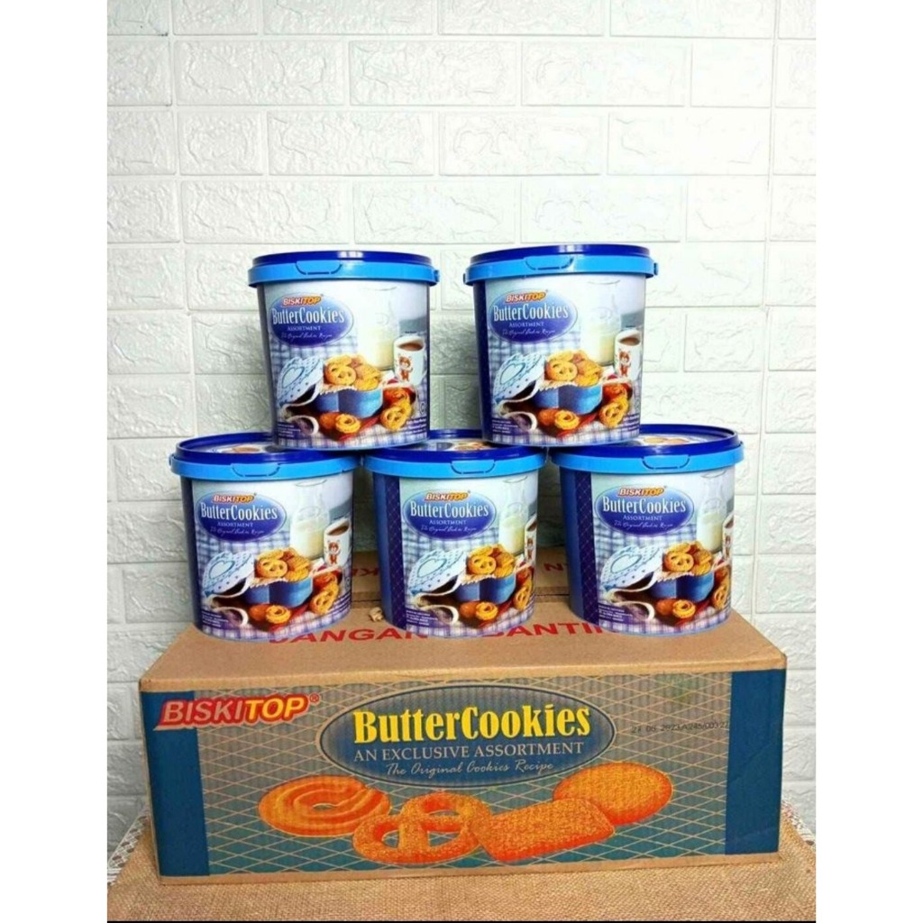 

BISKITOP - Butter Cookies 1KARTON isi 6 @370gr