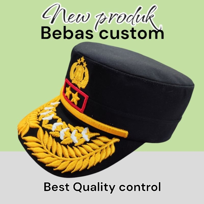 Topi komando polri SUPER EXCLUSIVE NEWW BEBAS CUSTOM