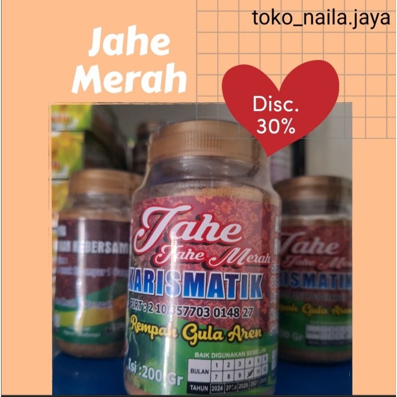 

Jahe Merah Rempah Gula Aren 200 Gram-Obat Batuk