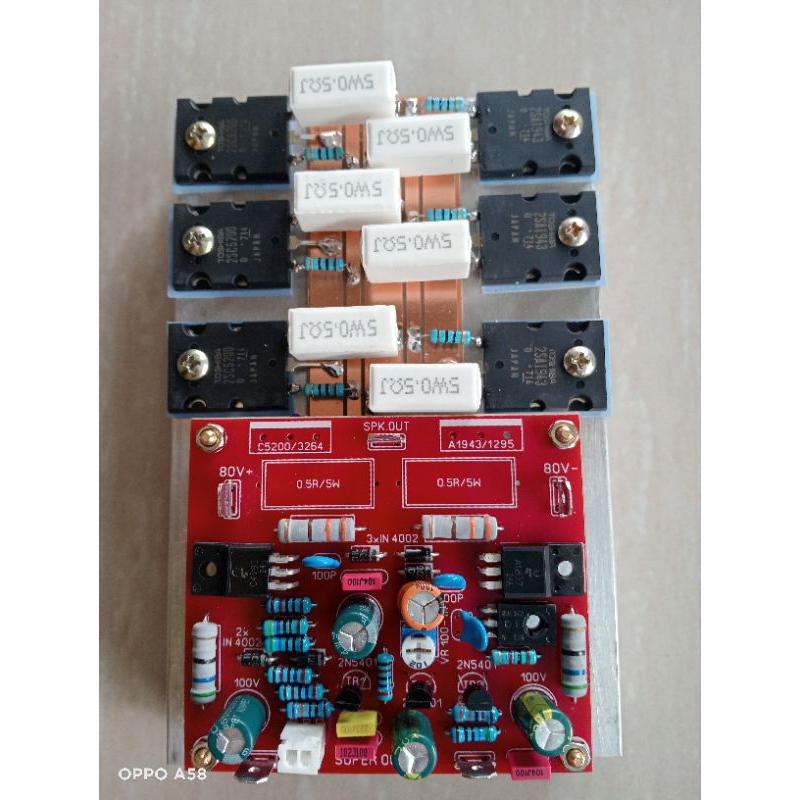 SOCL 504 Plus Pendingin dengan Transistor Pinal 3Set