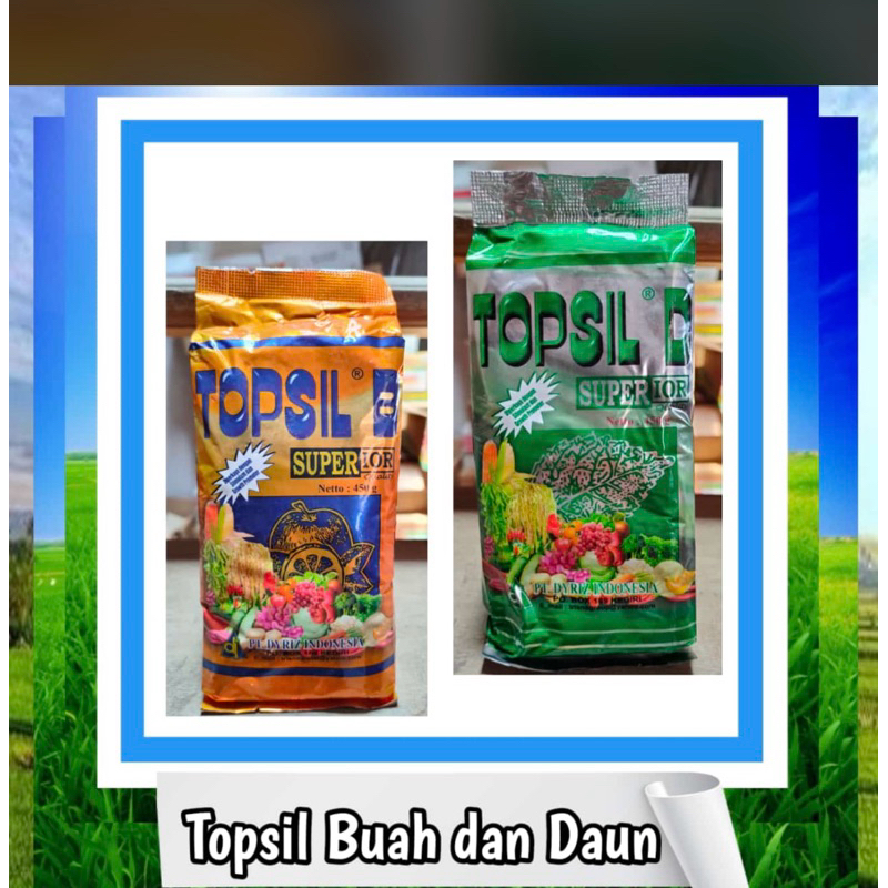 TOPSIL BUAH DAN DAUN KEMASAN 500gr
