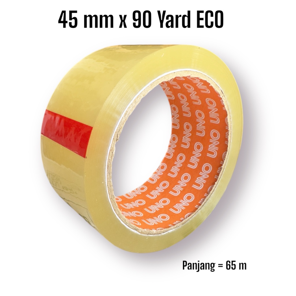 

Lakban Bening / Coklat Murah Tebal dan Lengket 45 mm x 90 yard ECO