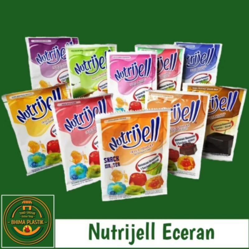 

NUTRIJELL RASA BUAH / PLAIN / 1sachet Kemasan 10gr