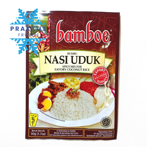 

BAMBOE BUMBU NASI UDUK INSTAN 50GR / BUMBU MASAK INSTAN