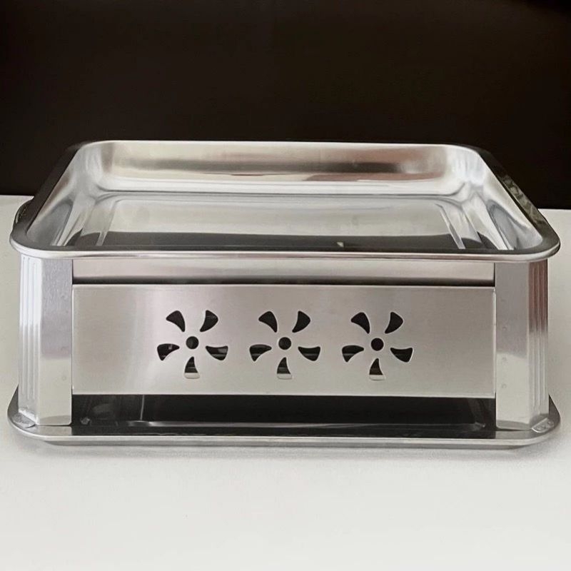 Pemanas Makanan Food warmer Pemanas Ikan Dish warmer Portable Stainless Steel