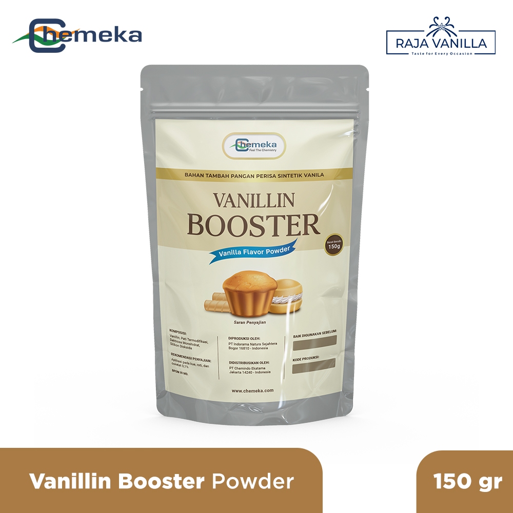 

Chemeka Vanillin Booster Powder Perisa Vanila Bubuk - 150g