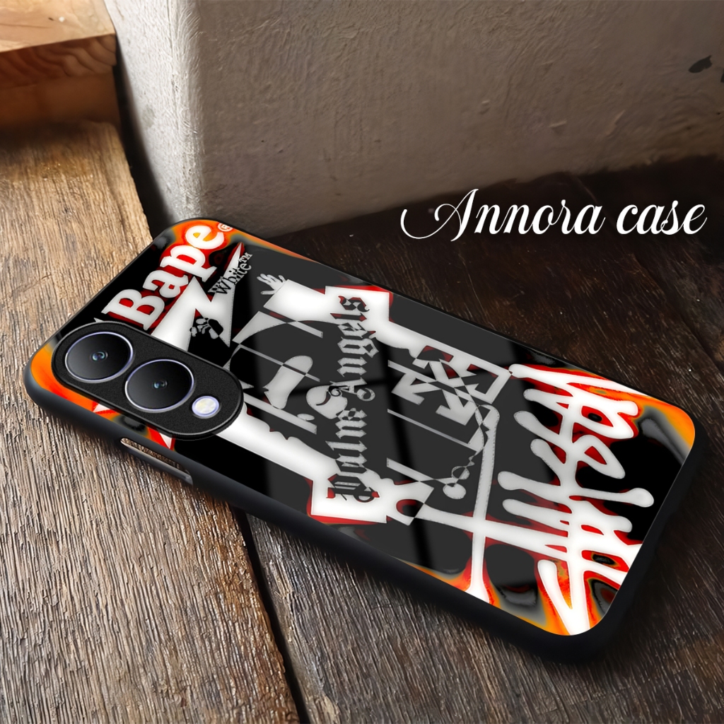 Softcase Glass Vivo Y17s - Case Glossy Keren - Softcase Import Casing Hp Vivo - Bisa Untuk Vivo Y17s