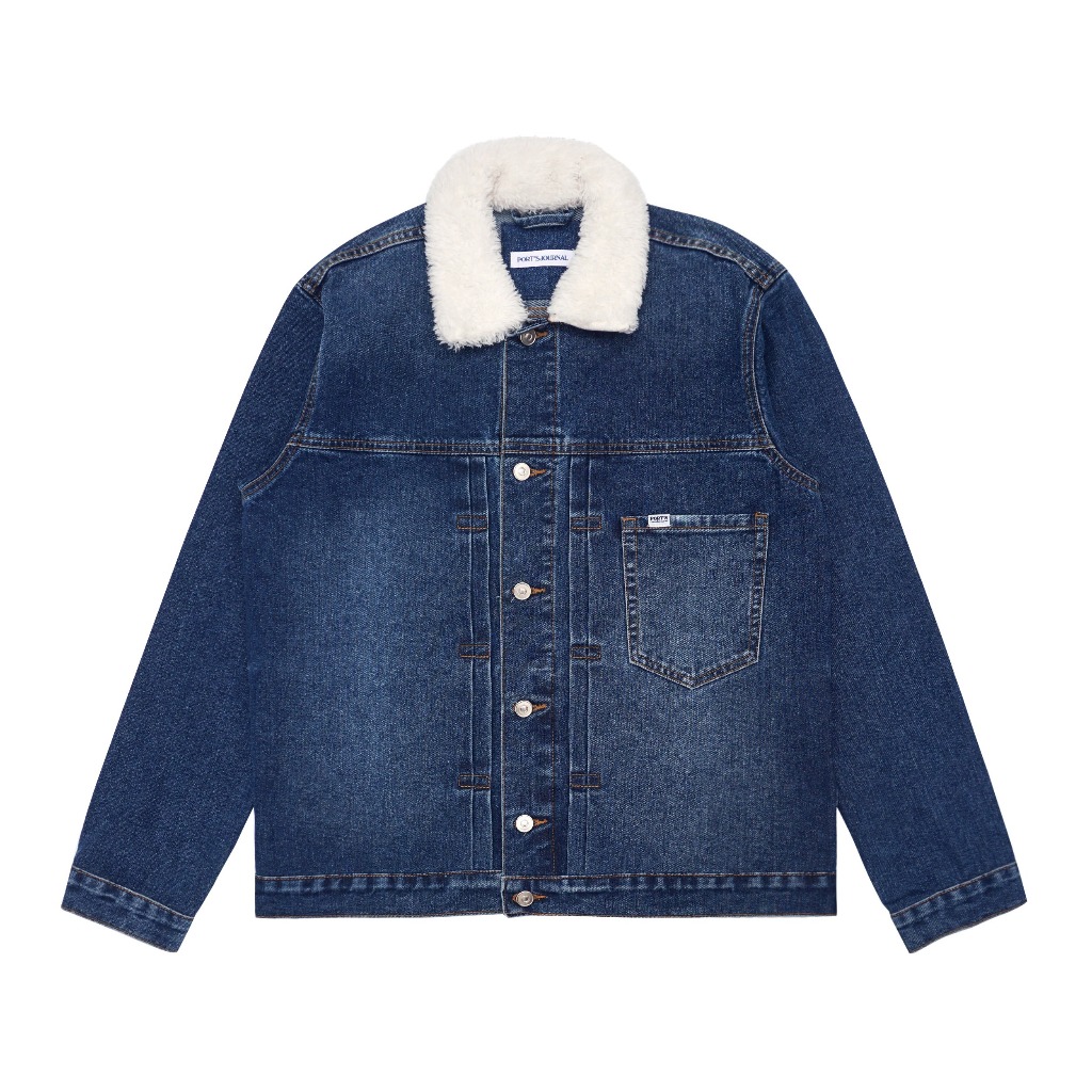Port Replay - Port's Journal Lincoln Denim Sherpa Jacket (Medium)
