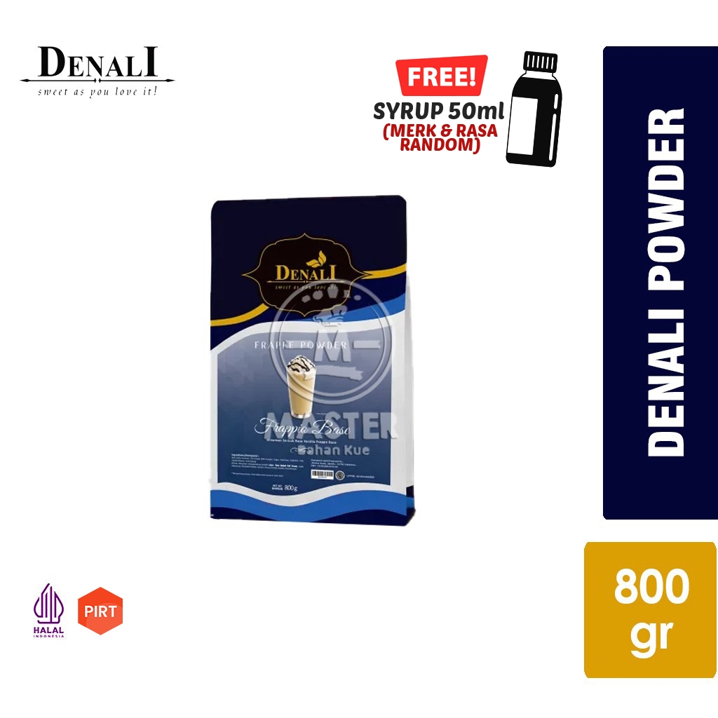 

Minuman Bubuk Denali Frappe Base / Powder Frappe [800 gr]