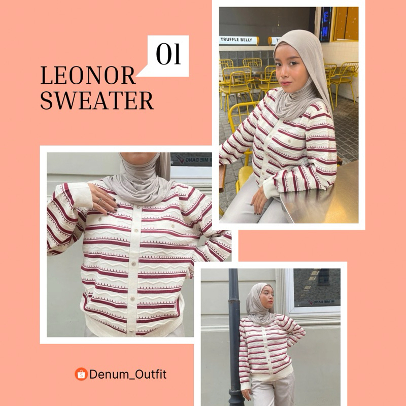 PROMO OPENINGGG 15 Lusin Leonor Sweater / Sweater Wanita Rajut