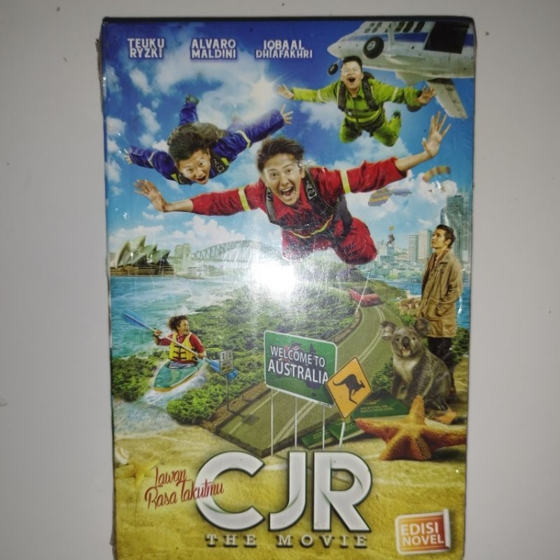 Buku Novel CJR the Movie Welcome to Australia Lawan Rasa Takutmu