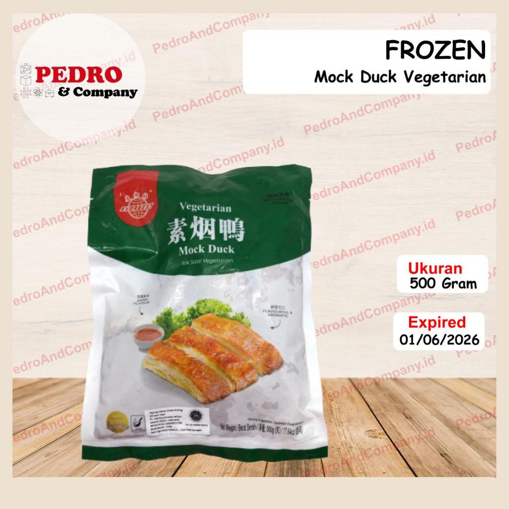 

FROZEN Mock Duck VEGETARIAN 500 gram bebek tiruan vege sayur