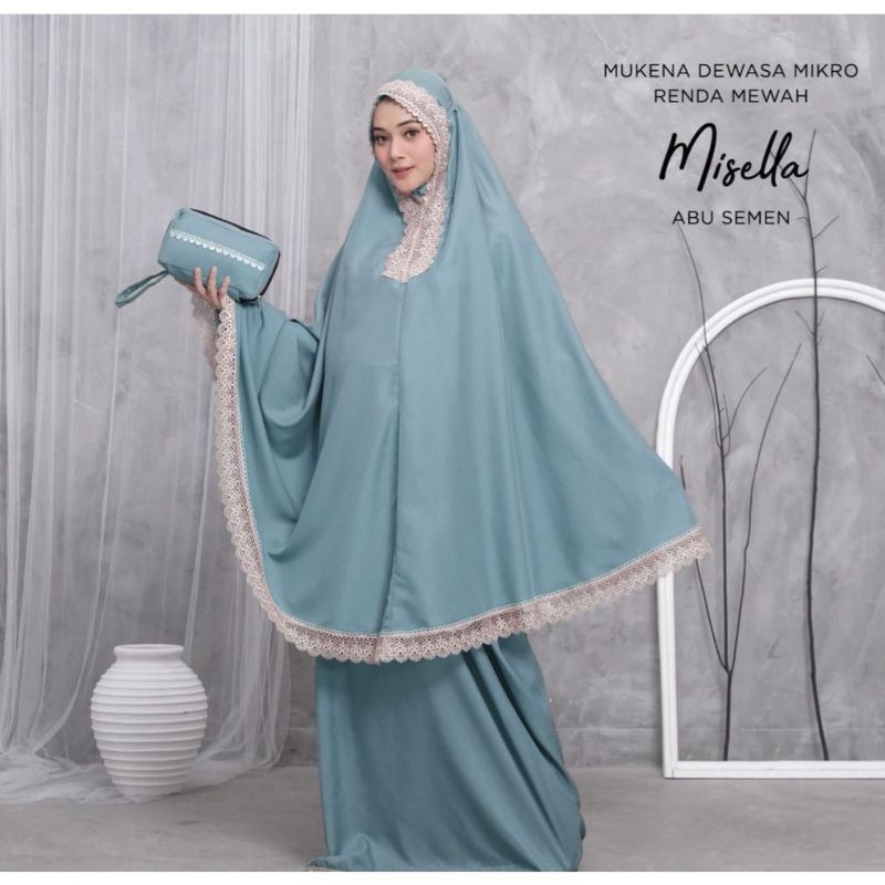 Beli 1 Gratis 1 Mukena 2in1 Misella Renda Mewah